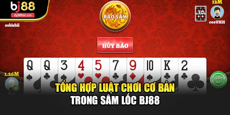 Tổng hợp luật chơi cơ bản trong Sâm lốc Bj88